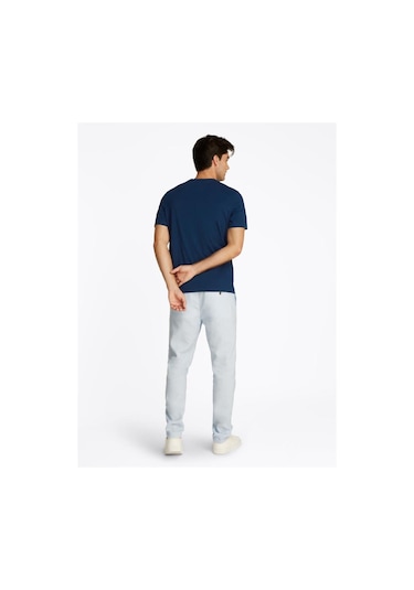 Erkek Hılfıger Color Photo Prınt Tee T-shirt Mavi