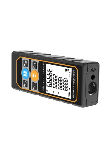 Vkemall Te50 Lazer Ölçüm Aleti, 50m Mesafe, Açı Sensörlü, Çok Birimli M/ft/in , Alan/hacim/pikagor Teoremi Modları, Pil Olmadan Gönderim