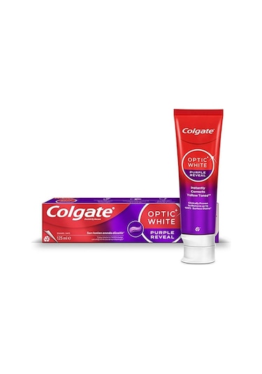 Colgate Optic White Purple Reveal Beyazlatıcı Diş Macunu 125 ML