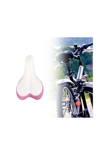 Homyl Çocuk Bisikleti Sele Tamir Parçaları Hafif Erkek Ve Kız Kalınlaştırılmış Beyaz Pembe