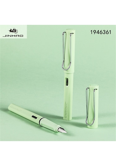 Jinhao Dolma Kalem Sert Mika Gövde F Uç Pastel Fıstık Yeşil