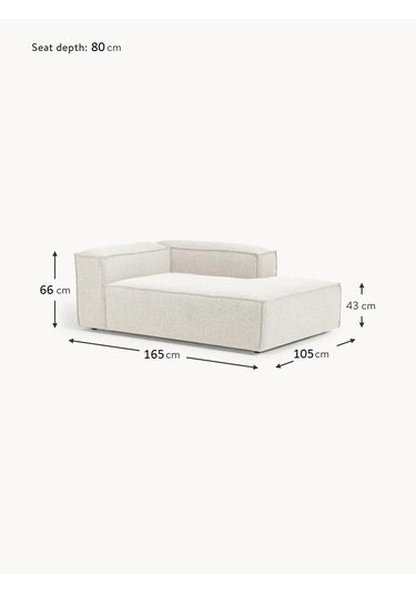 Most Mollis Plus Sağ Köşe Dinlenme 01 Beyaz Lüks Bukle Kumaş Yumu