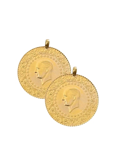 Agakulche Yeni 2 Adet Tam Altın