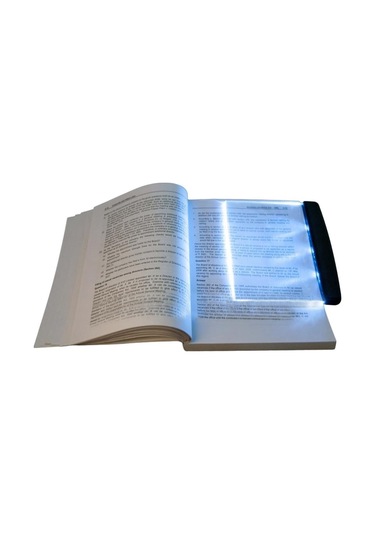 Kitap Arası Okuma Işığı Led Panel Kitap Okuma Lambası Siyah