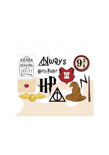 Hp Karışık Tasarımlı A5 Stickers Çıkartma Pytkstkas060oı