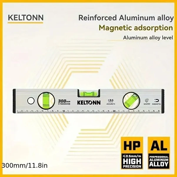 Willowhaven 60 Cm Manyetik Su Terazisi - 45 /90 Ölçüm, Mıknatıslı Taban Ve Pil Gerekmez