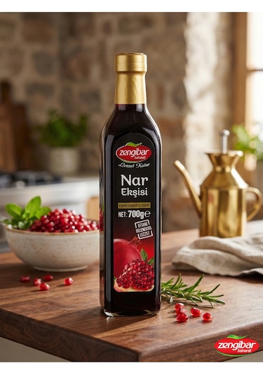 Zengibar Nar Ekşisi %100 Hakiki Doğal 700 Gr Cam Şişe 1. Kalite