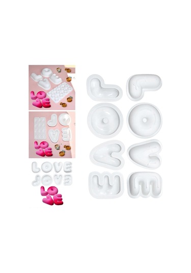 Sevgililer Günü İçin Esnek Silikon Mus Kek Kalıpları 0002 Diğer