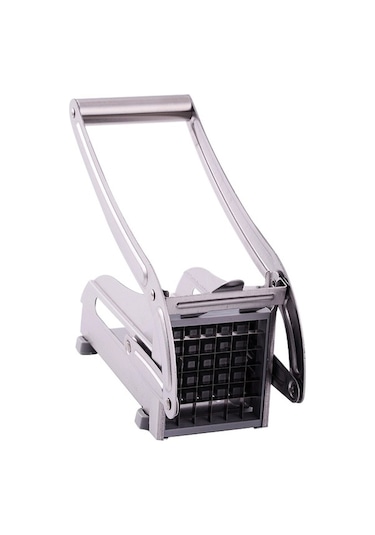 Pazly Cbtx Paslanmaz Çelik Ev Patates Cipsi Kesme Makinesi Patates Kesme Parçalayıcı, Patates Parçalayıcı İle Gri