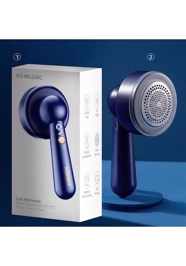 Qingmipy Kıyafet Tüy Topu Temizleyici, 3 Vitesli Ayar, 120 Dakika Kullanim Süresi, 8500 Devirli Motorlu Tüy Kesici