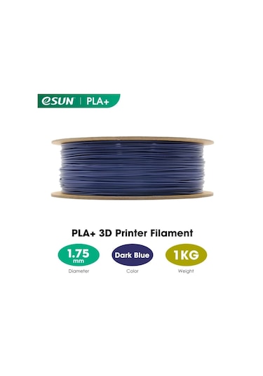 Esun Koyu Mavi Pla+ Filament 1.75mm 1 Kg Plus - Urhanshop Yetkili Satış
