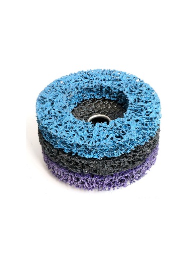 Hombey Stahl-grinding Sheet 125mm Siyah: Metal, Ahşap, Plastik Boya Kaldırma, Pas Temizleme Ve Pürüzsüz Cila İçin Dayanıklı Taşlama Diski 110g