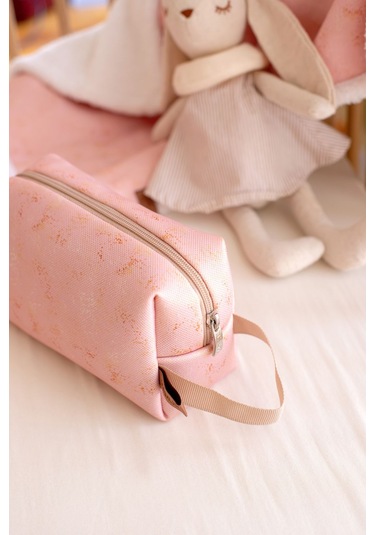 Kirli Temiz Islak Organizer Solid P.pembe Bebek Çocuk Kıyafet Çamaşır Anne Makyaj Alezli Çanta