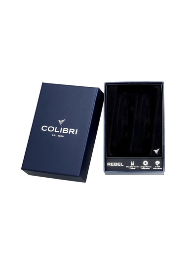 Colibri Rebel Çift Jet Puro Çakmağı Siyah