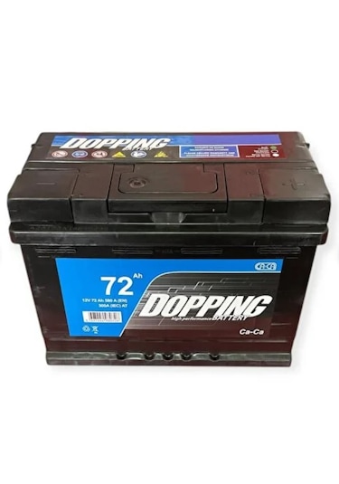 Dopping 12v 72 Ah Akü
