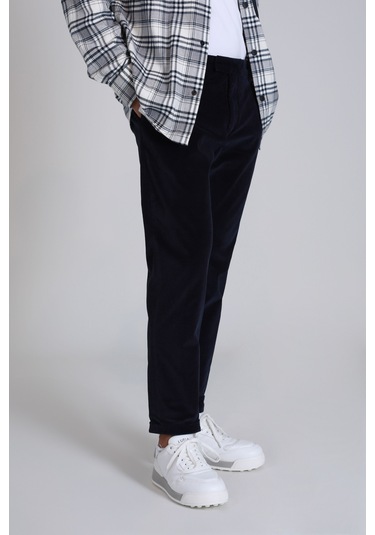 Lufian Onka Spor Erkek Chino Pantolon Slim Fit Lacivert Lacivert 112190309100200 Lacivert