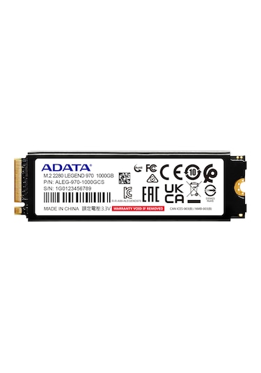 Adata Legend 970 SLEG-970-1000GCI 1 TB 9500/8500 MB/S PCIe Gen5 NVMe M.2 SSD