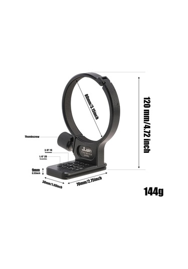 Lemestar Tamron 70-180mm F2.8 Lens İçin Hızlı Çıkarılabilir Alüminyum Tripod Halkası