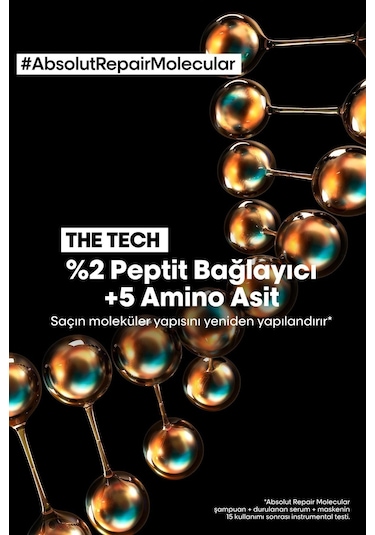 L'oreal Professionnel Serie Expert Absolut Repair Molecular Durulanmayan Saç Bakım Maskesi 100 ML