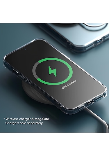 Apple Uyumlu iPhone 16 Şeffaf Mika Sararmaz Sert Magsafe Kılıf