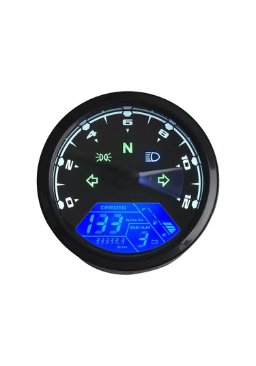 12000rpm 6 Dişli Evrensel Motosiklet Lcd Dijital 199 K16270