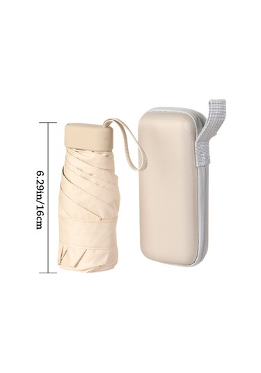 Katlanabilir Ultra Hafif Mini Şemsiye Siyah - Spot Satışlar Diğer