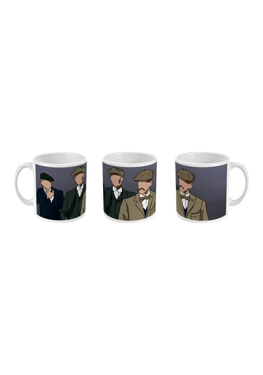 Peaky Blinders Baskılı Seramik Beyaz Kupa