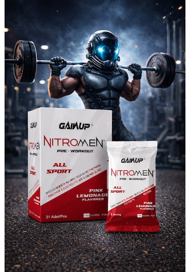 Gainup Creatp Creatin 350gr Aromasız + Nitromen 21 Şase + Shaker Avantaj Paketi Aromalı