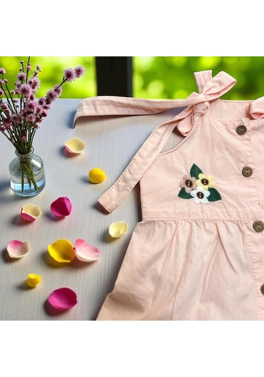 Nakışlı Renkli Elbise SOMON