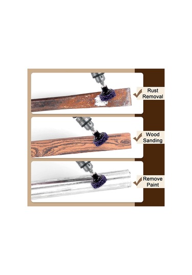 Symbee 2" Hızlı Değişim Roloc Zımpara Disk Seti - 15 Parça Çok Renkli, Pas Ve Boya Çıkarma İçin