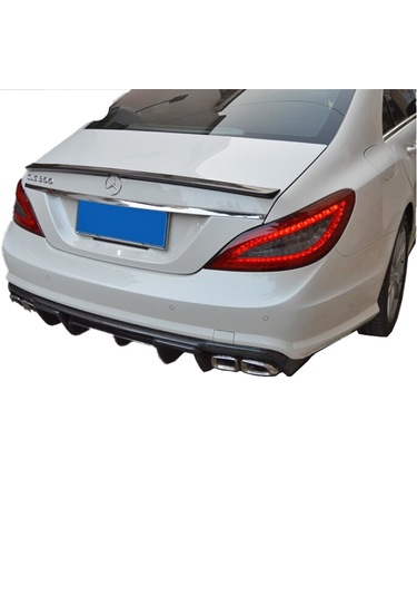 Mercedes W218 Uyumlu Yedek Parça Cls Spoiler Boyalı Fiber