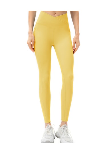 Moveevo Kadınlar İçin Yoga Ve Koşu Taytları - Daraltıcı Geniş Bel Bantı, Riblu Dokuma, Yan Cep - Mavi Sarı Pembe Beyaz Seçenekleri - Spandex Ve Naylon Karışımı Sarı Moveevo Kadınlar İçin Yoga Ve Koşu Taytları - Daraltıcı Geniş Bel Bantı, Riblu Dokuma, Yan Cep - Mavi Sarı Pembe Beyaz Seçenekleri - Spandex Ve Naylon Karışımı Sarı