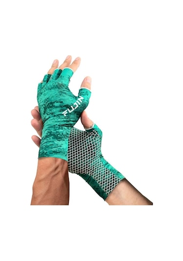 Fujin Pro Angler Summer Gloves Green L/xl Yeşil