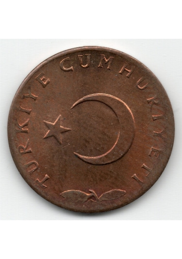 5 Kuruş 1972 Çil Eski Madeni Para