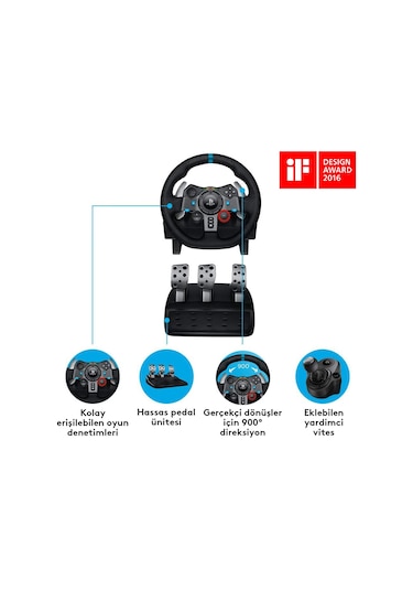 Logitech G29 PC-PS3-PS4-PS5 Uyumlu+ Shifter Vites Seti