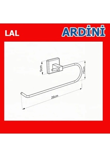 Lal Kağıt Havluluk Krom Çok Renkli