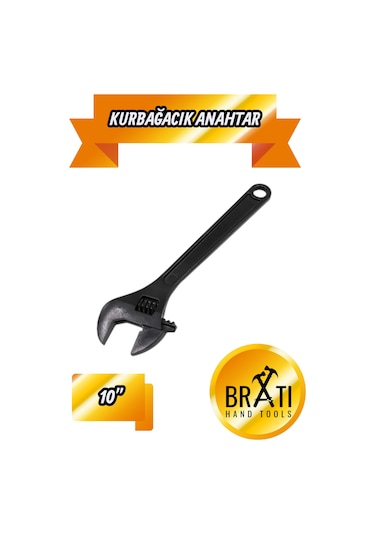 10'' Kurbağacık İngiliz Anahtarı Ayarlı Anahtar 10 No