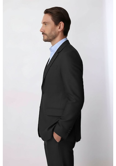 İgs Erkek Füme Bari 4 Drop Klasik Takım Elbise-23997