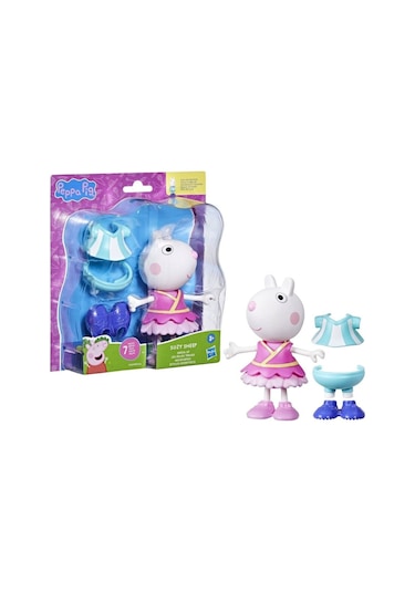 F8859 Peppa Pig Ve Ailesi Kıyafetli Figür Seti +3 Yaş