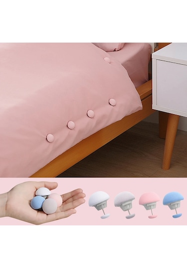 4 Adet Gri Çarşaf Tokaları Kaymaz Yorgan Anahtar Nevresim Tutucu Tutucu Sabitleyici Raptiye Tpye Yorgan Bir Kilit Açma Klipsi Battaniye Klipsi