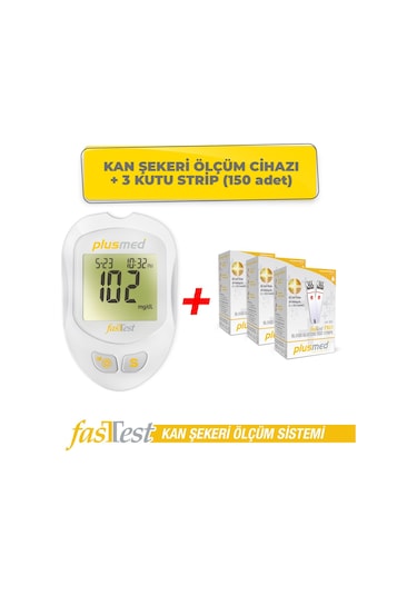 Fasttest Ölçüm Cihazı ve 3 Kutu Strip
