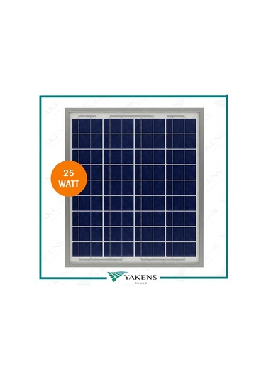 25W Watt Polikristal Güneş Paneli Lexron