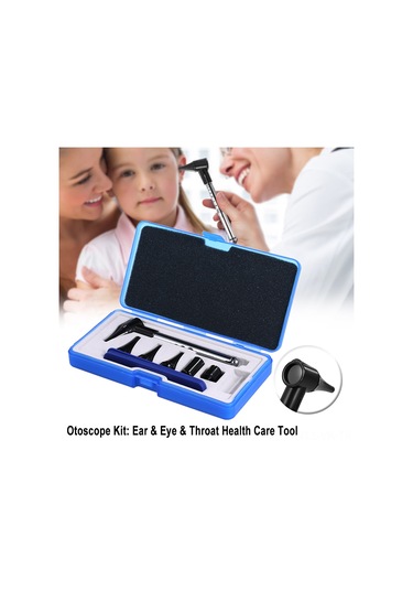 Vkemall Göz, Kulak Ve Boğaz Muayene Seti - Tekerlekli Işık, Tırnak Plakası, 4 Adet Bakış Ve 5 Adet Spatula İle Çelik Malzeme