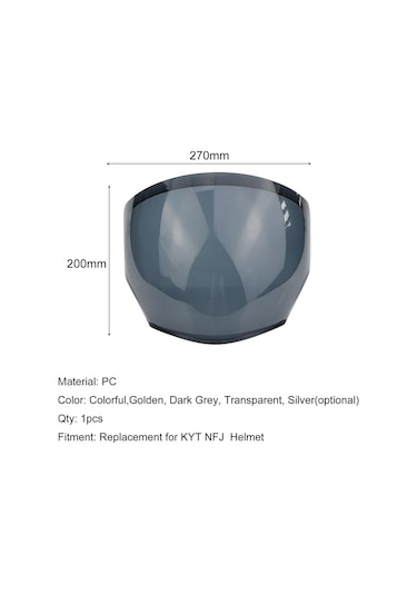 Suofeng Kyt Nfj Kask İçin Renkli Pc Cam, Güneş Işığını Engelle, Rüzgar Ve Sis Koruma, Moto Kask Lens