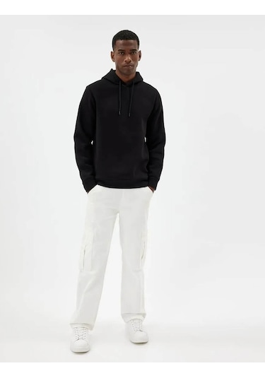 Koton Erkek Sweatshirt Siyah 5wam70001mk 25ky59000107 Y5901 Siyah