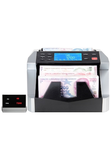 Sigma SC8520S Karışık Para Sayma Makinesi, TL Karışık, Euro ve Usd Adet Sayım + Müşteri Ekranı