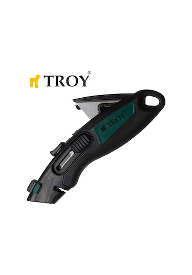 Troy 21608 Profesyonel Trapez Maket Bıçağı, 2 Yedek Bıçaklı