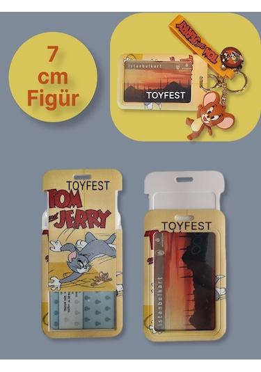 Toyfest Tom&jerry - Jerry Fare Figürlü Yumuşak Silikonlu Anahtarlık