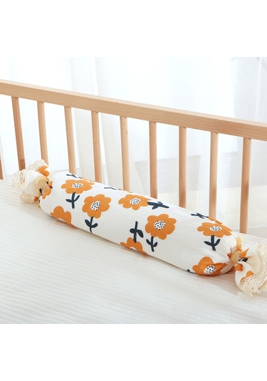 Şeker Silindir Yastık Bebek Boyun Yastığı Yumuşak Ve Güvenli No.31 Ekru