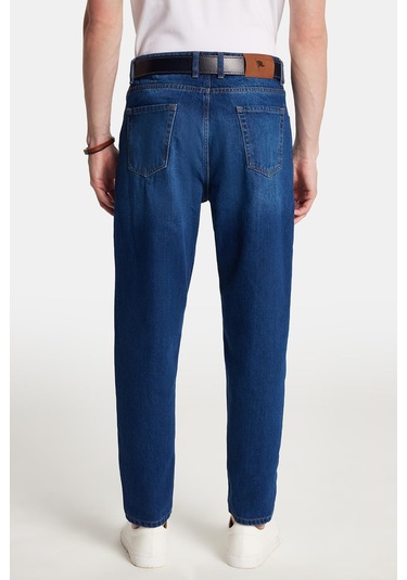 Erkek Relax Fit Geniş Kesim Boru Paça Denim Yıkamalı Taşlamalı Esnek Lacivert Jean Kot Pantolon-34089 Lacivert Erkek Relax Fit Geniş Kesim Boru Paça Denim Yıkamalı Taşlamalı Esnek Lacivert Jean Kot Pantolon-34089 Lacivert